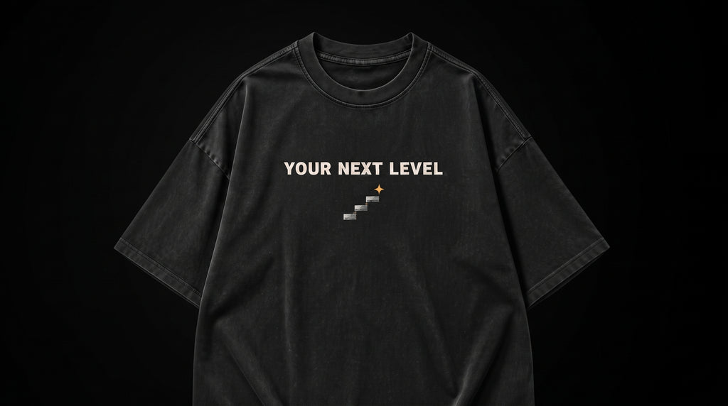 Your Next Level Needs New Habits t-shirt design front and back view