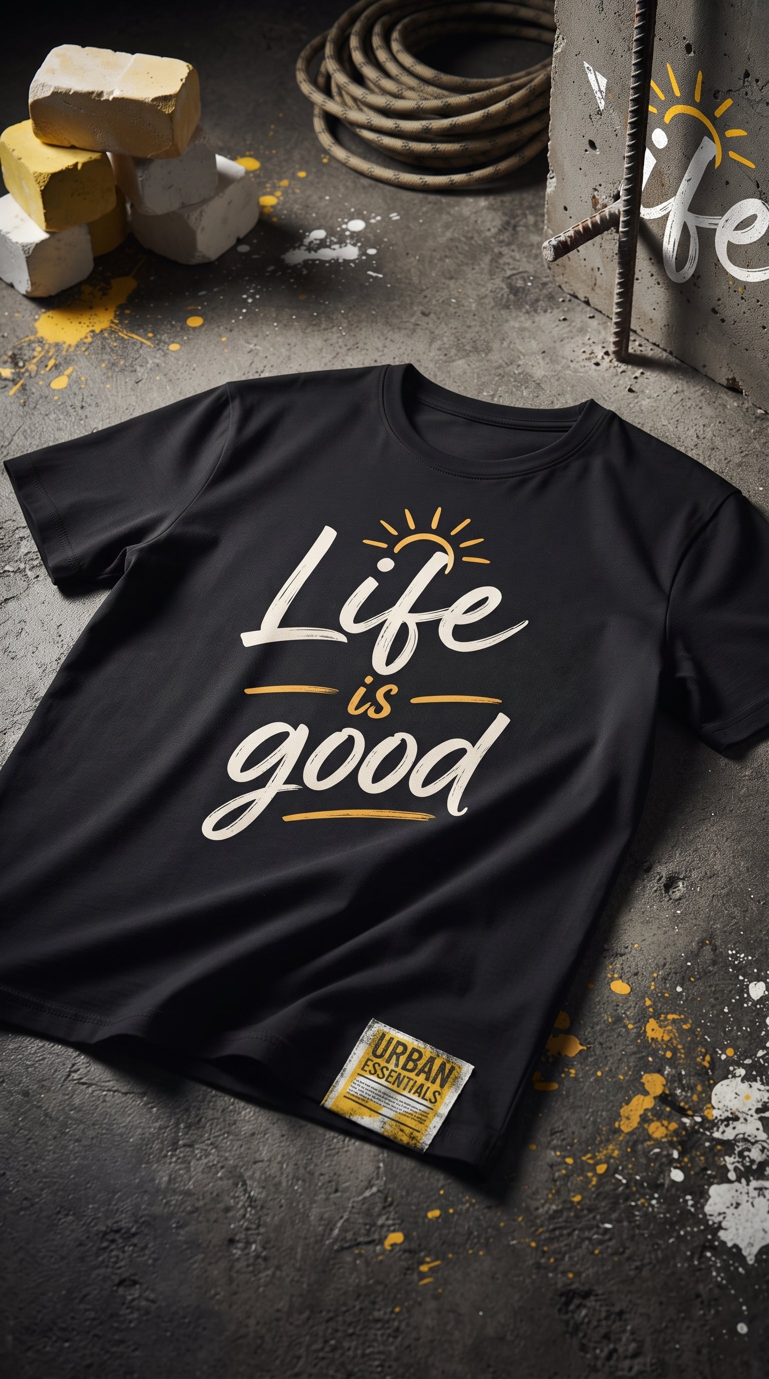 ⭐ LIFE IS GOOD — Premium T-Shirt Design