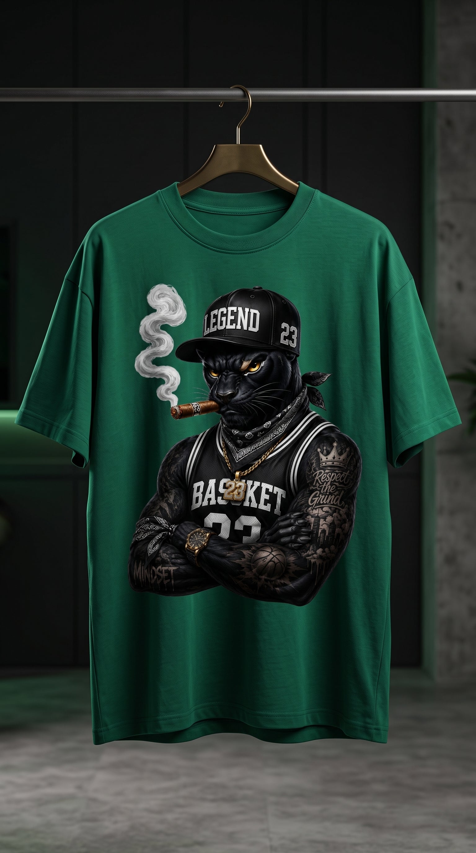 Black Panther "Legend 23" Urban Streetwear T-Shirt | Premium Oversized Graphic Tee