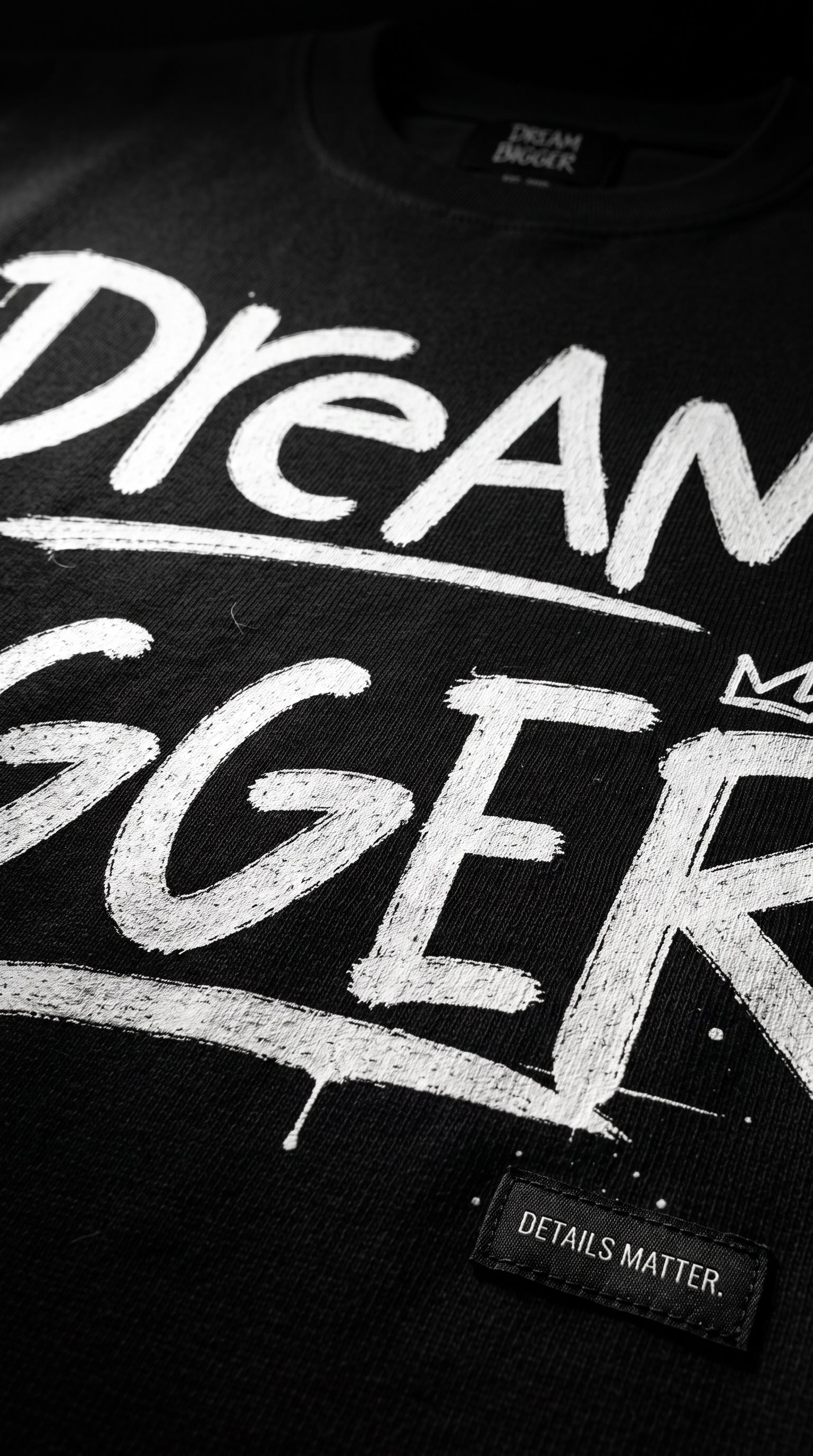 DREAM BIGGER — Premium T-Shirt Design