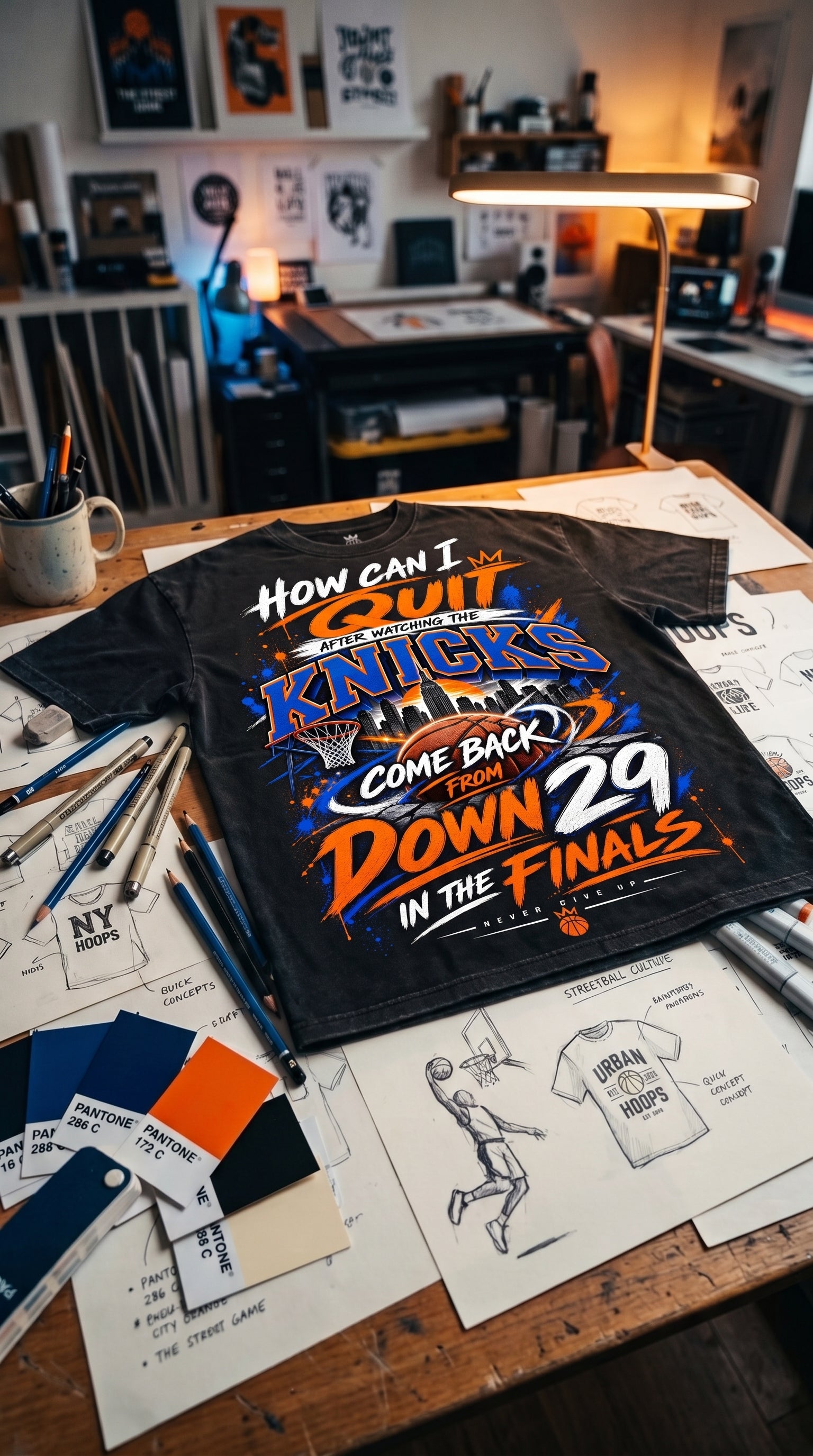HOW CAN I QUIT? – Basketball Streetwear Design