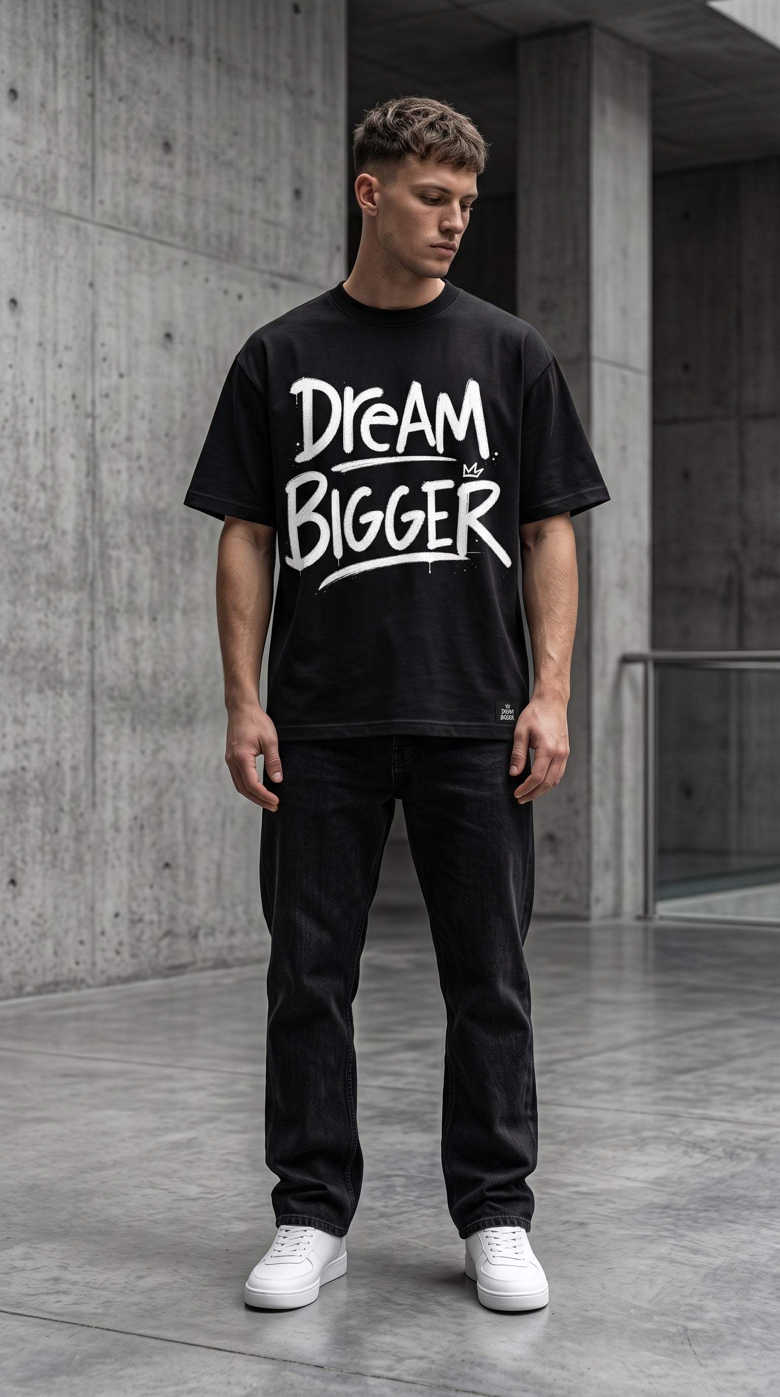 DREAM BIGGER — Premium T-Shirt Design