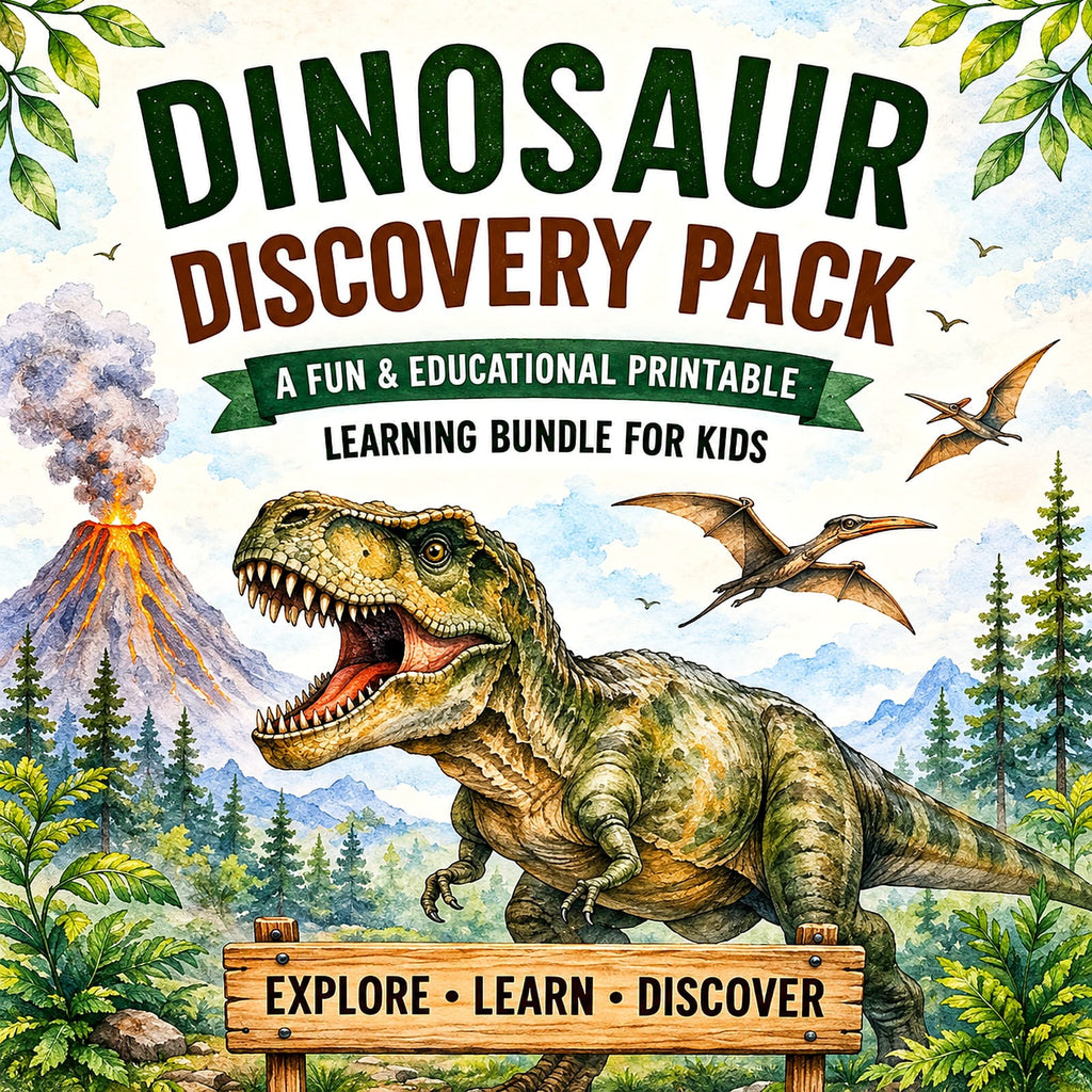 Cover of Dinosaur Discovery Activity Book featuring colorful prehistoric dinosaur illustrations