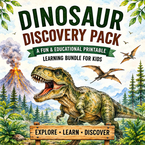 Cover of Dinosaur Discovery Activity Book featuring colorful prehistoric dinosaur illustrations