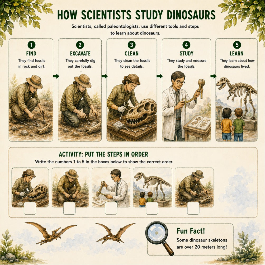Dinosaur Discovery Activity Book – 50 Pages of Fun, Learning & Adventure!