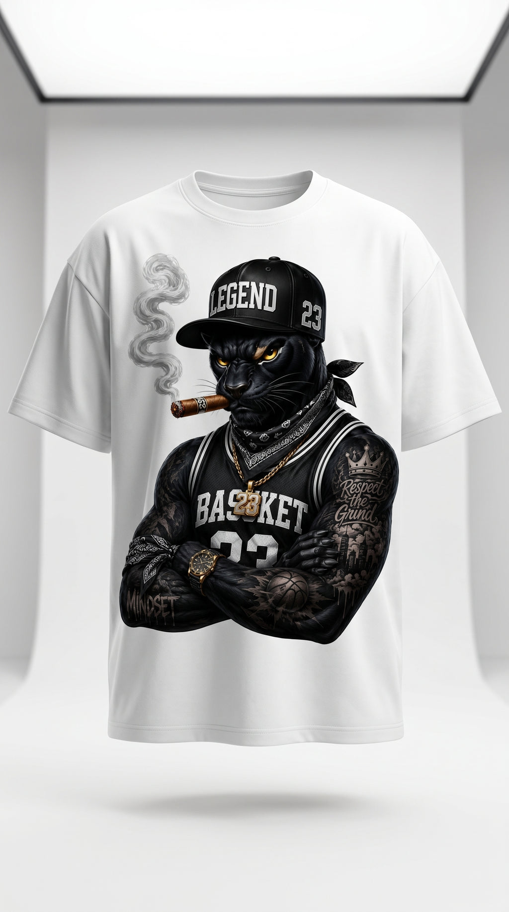 Black Panther "Legend 23" Urban Streetwear T-Shirt | Premium Oversized Graphic Tee