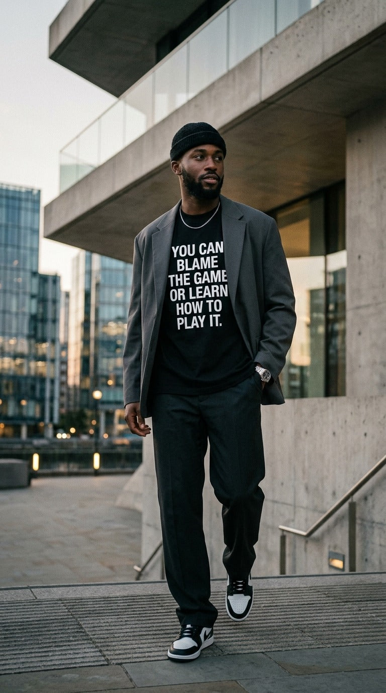 You Can Blame the Game or Learn How to Play It — Motivational T-Shirt